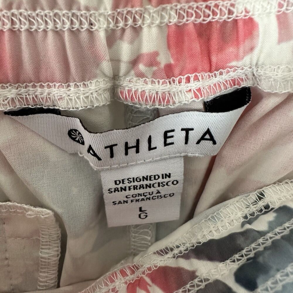 Athleta Lumen Floral Cream Jupe Savannah Skirt Size Large L - Picture 9 of 9